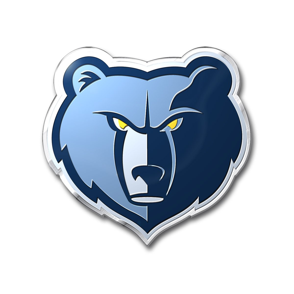 FANMATS NBA - Memphis Grizzlies Heavy Duty Aluminum Color Emblem