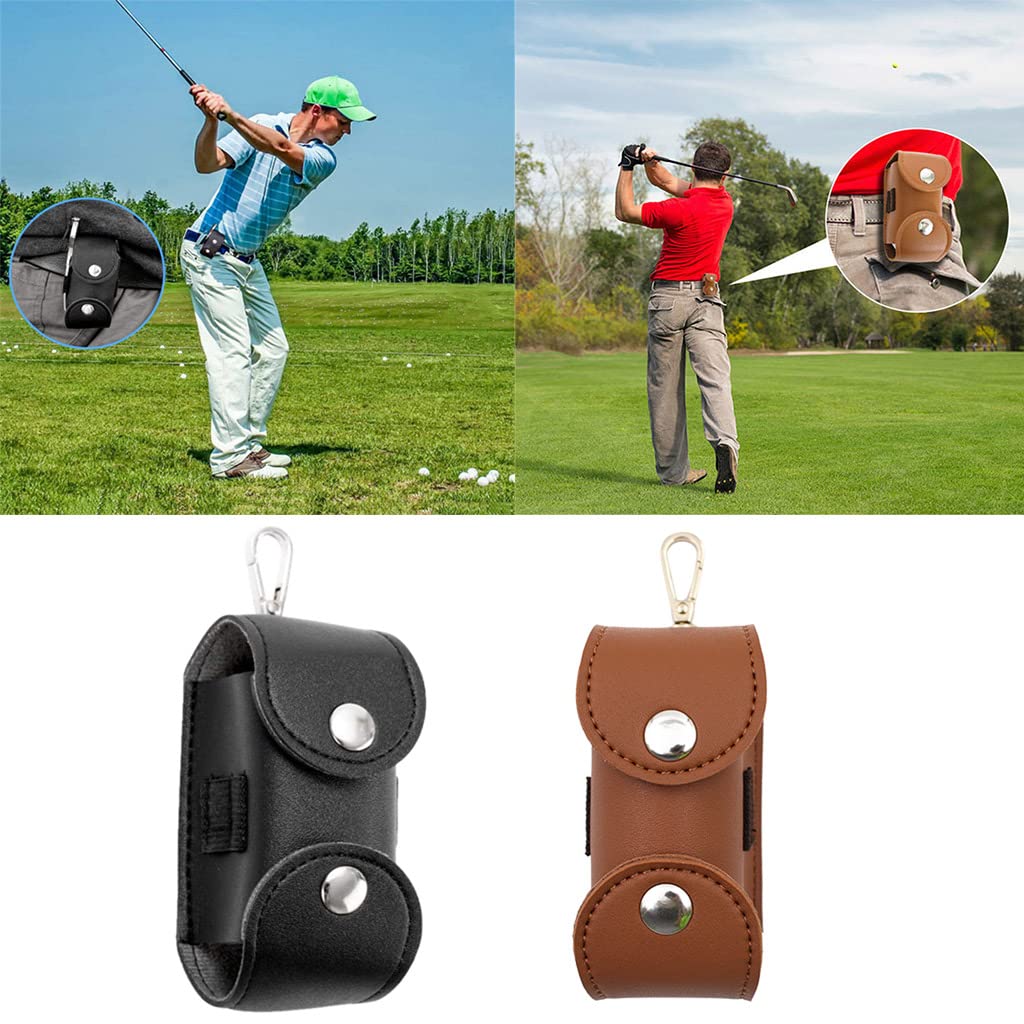 Sac de rangement pour balles de golf en cuir portable