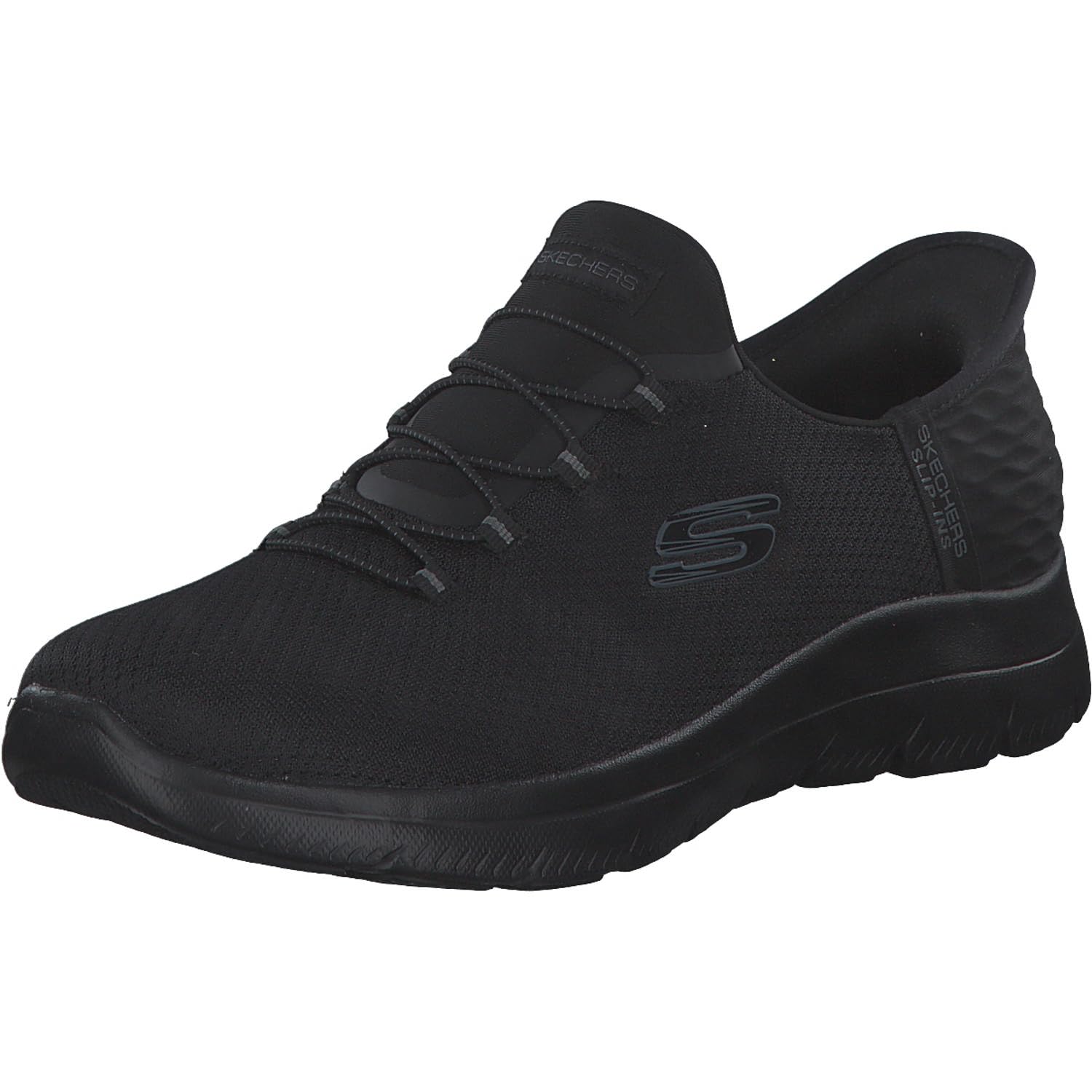 Skechers Slip INS Summits - Diamond Dream Sneakers Damen Schwarz, Größe 41 EU