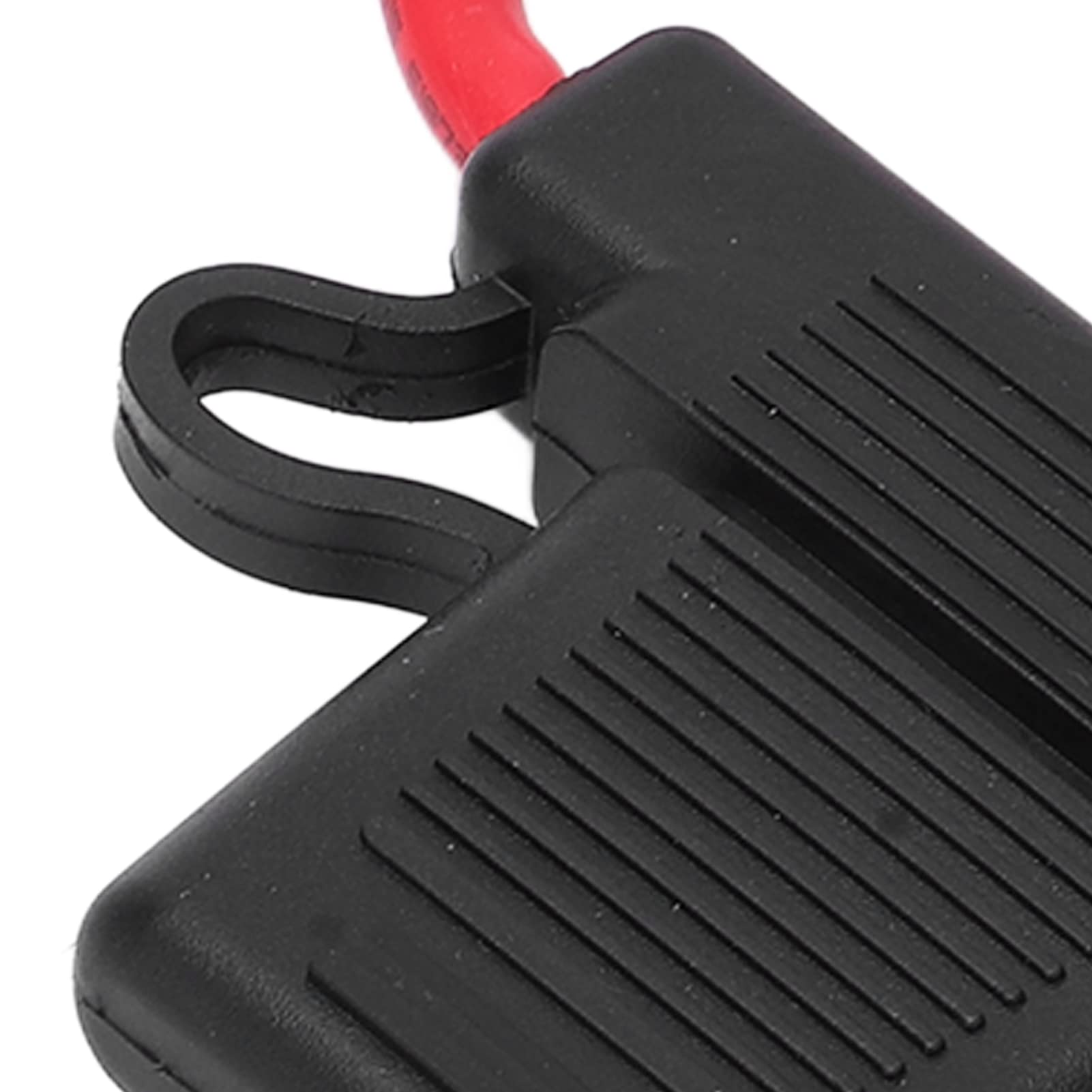 Uchwyt bezpiecznika 8 AWG, 30 cm, czerwony wbudowany uchwyt bezpiecznika 80 A, wodoodporne obwody, ochrona 12–24 V