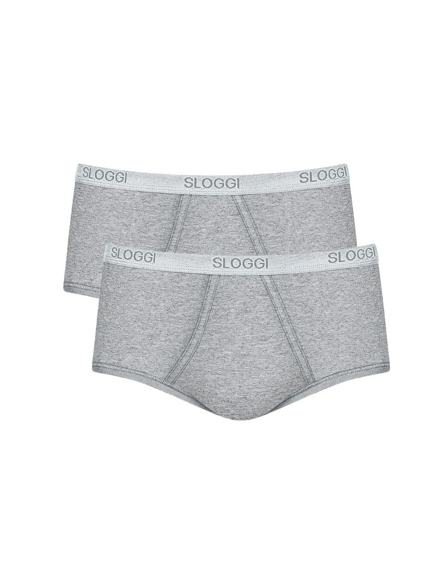 Men Basic Maxi 2P Grey Grey 2XL (40)