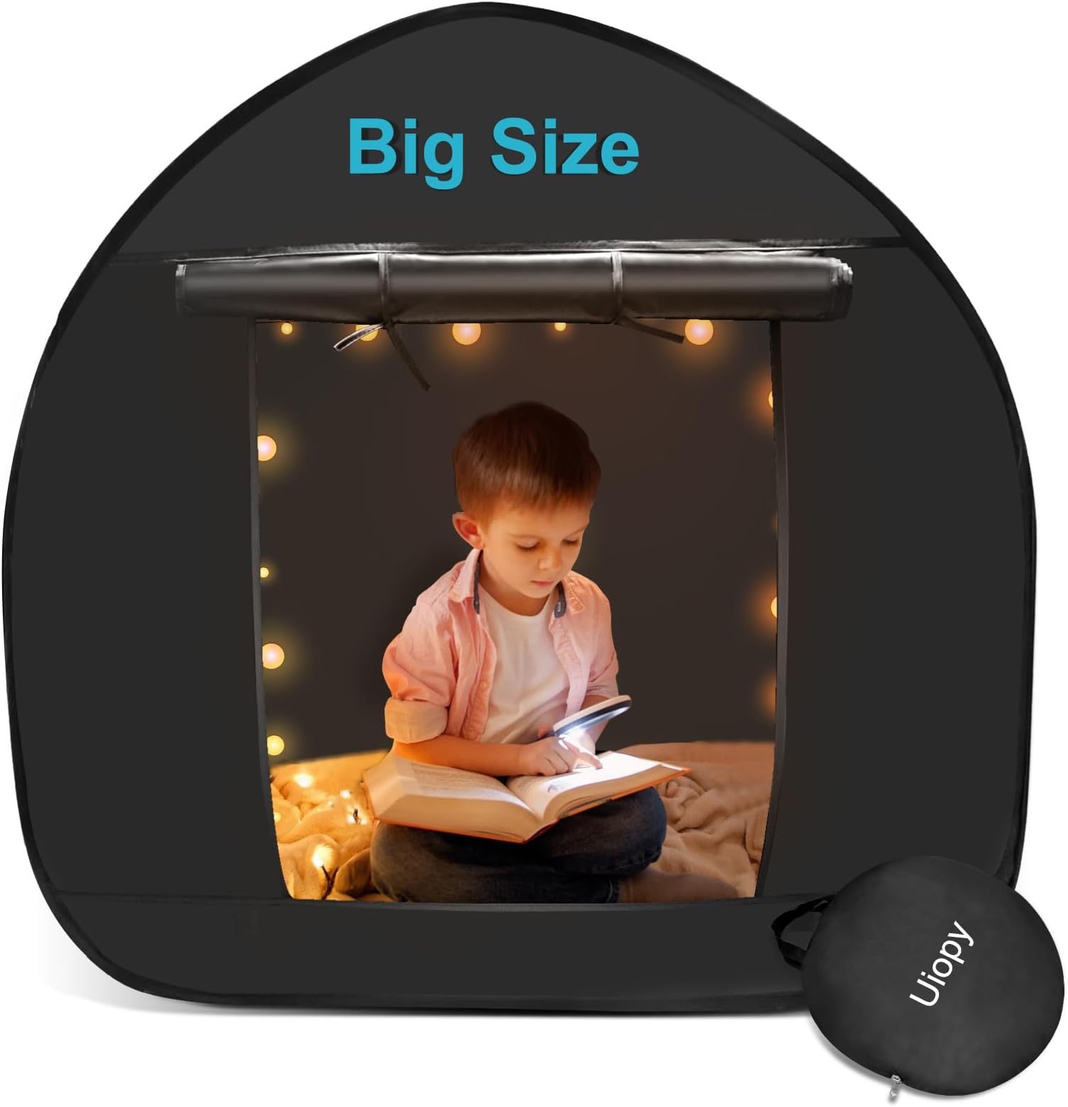 Sensory Tent for Autism Kids Blackout: Autistic Tents 47In*47In*47In Calming Corner - Special Needs Sensory Room Equipment