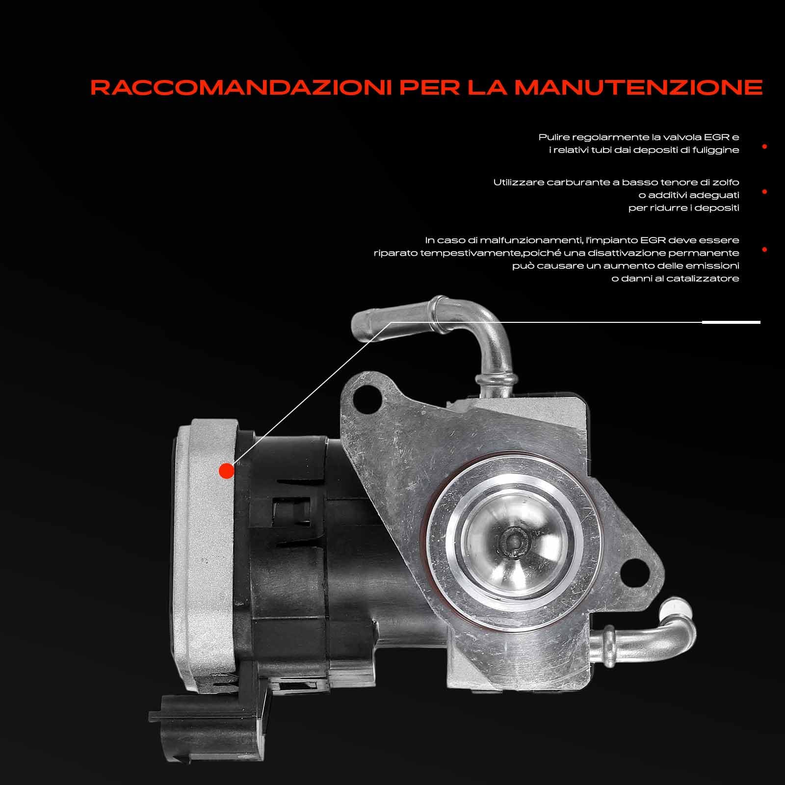 Frankberg Valvola EGR 93176989 | Compatibile con: Astra G Caravan T98, 9-3 YS3D, Astra G CC T98, Vectra C CC Z02, 9-5 Wagon YS3E, Astra G Berlina T98
