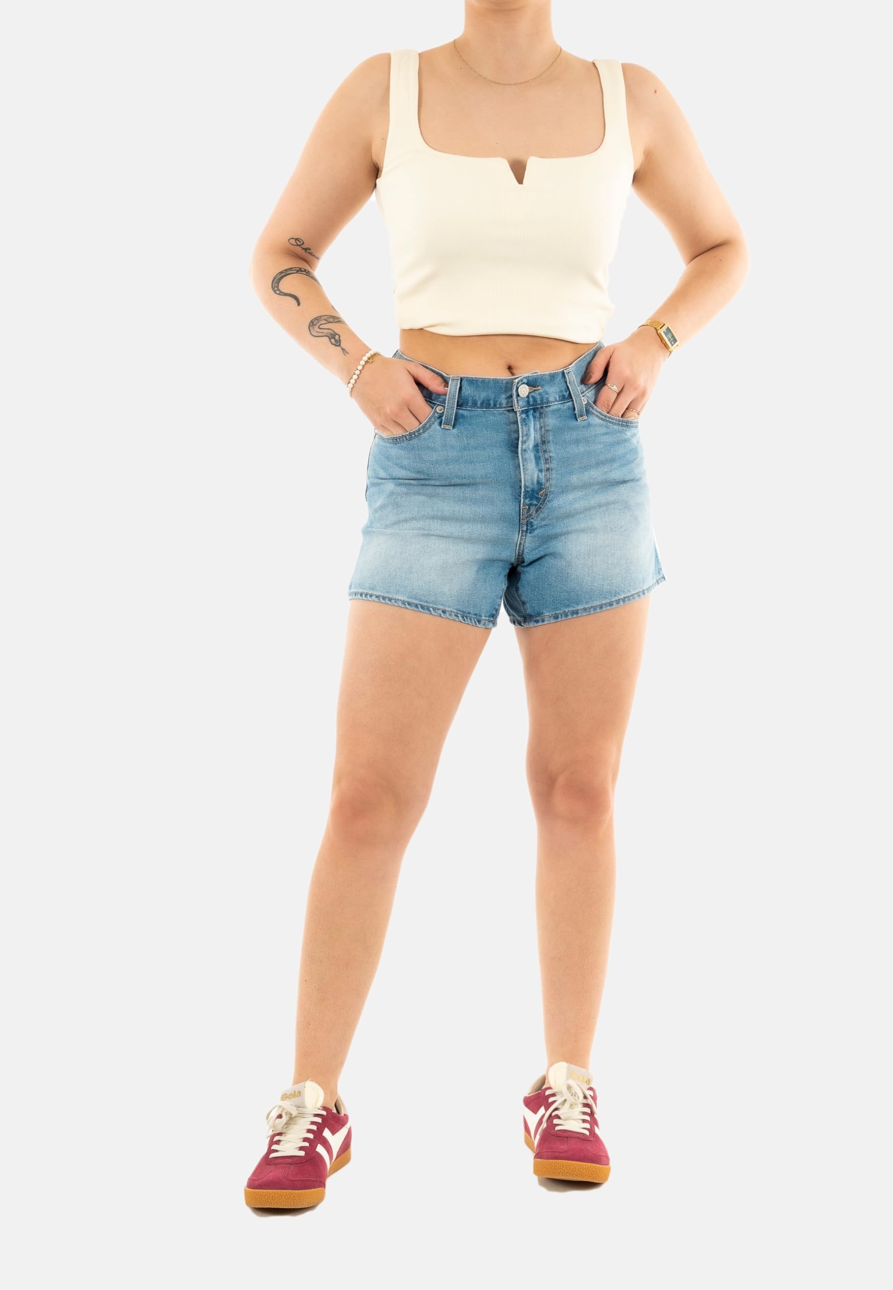 Levi's Short 80S Mom Cool Wise Owl, Cool Wise Owl, 30 W