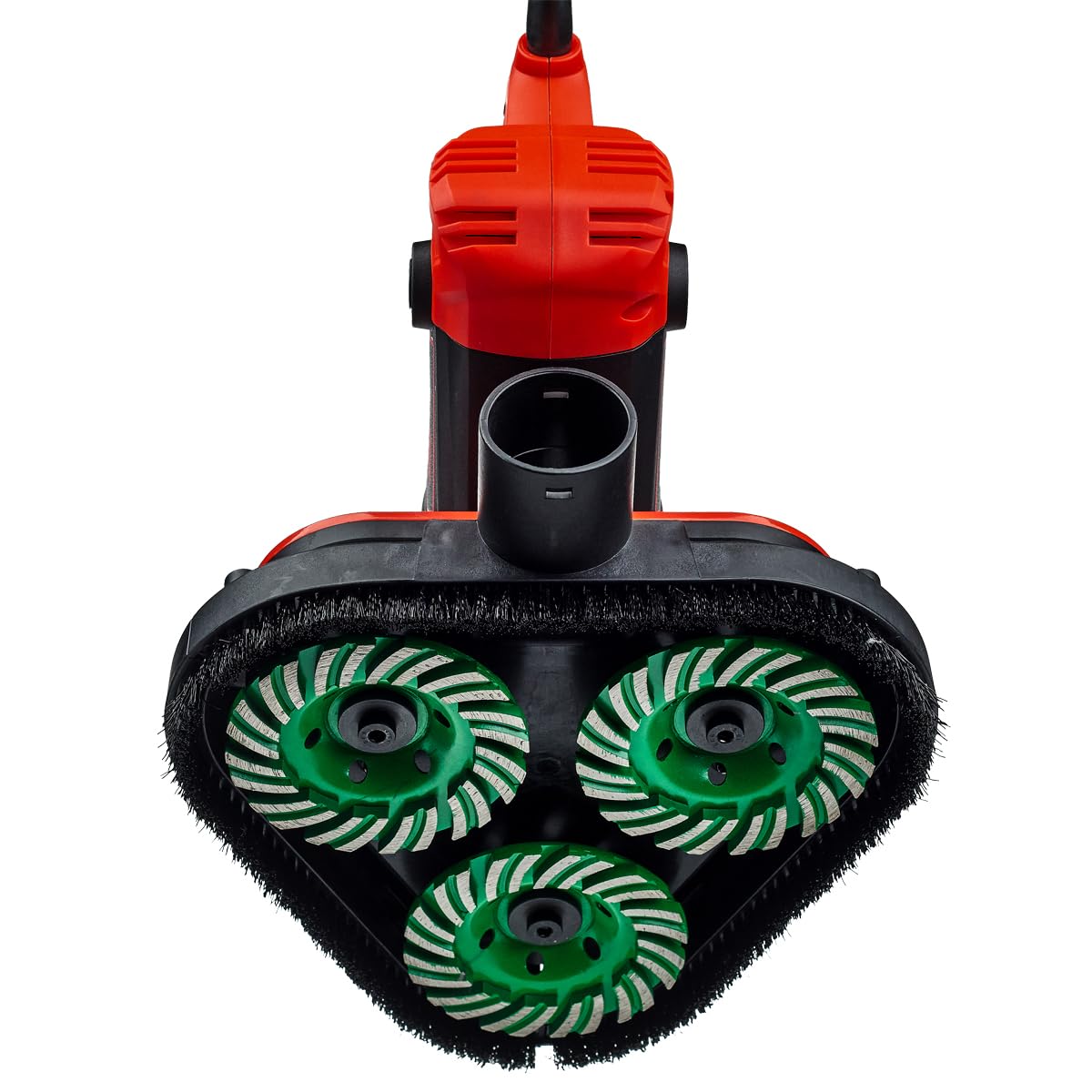 SENDI TRIPPLE GS - Ponceuse de surfaces telles que le béton, l'adhésif, la peinture, etc. - Trois axes rotatifs interchangeables - Moteur puissant - 2450 W et 230 V - Avec polissage