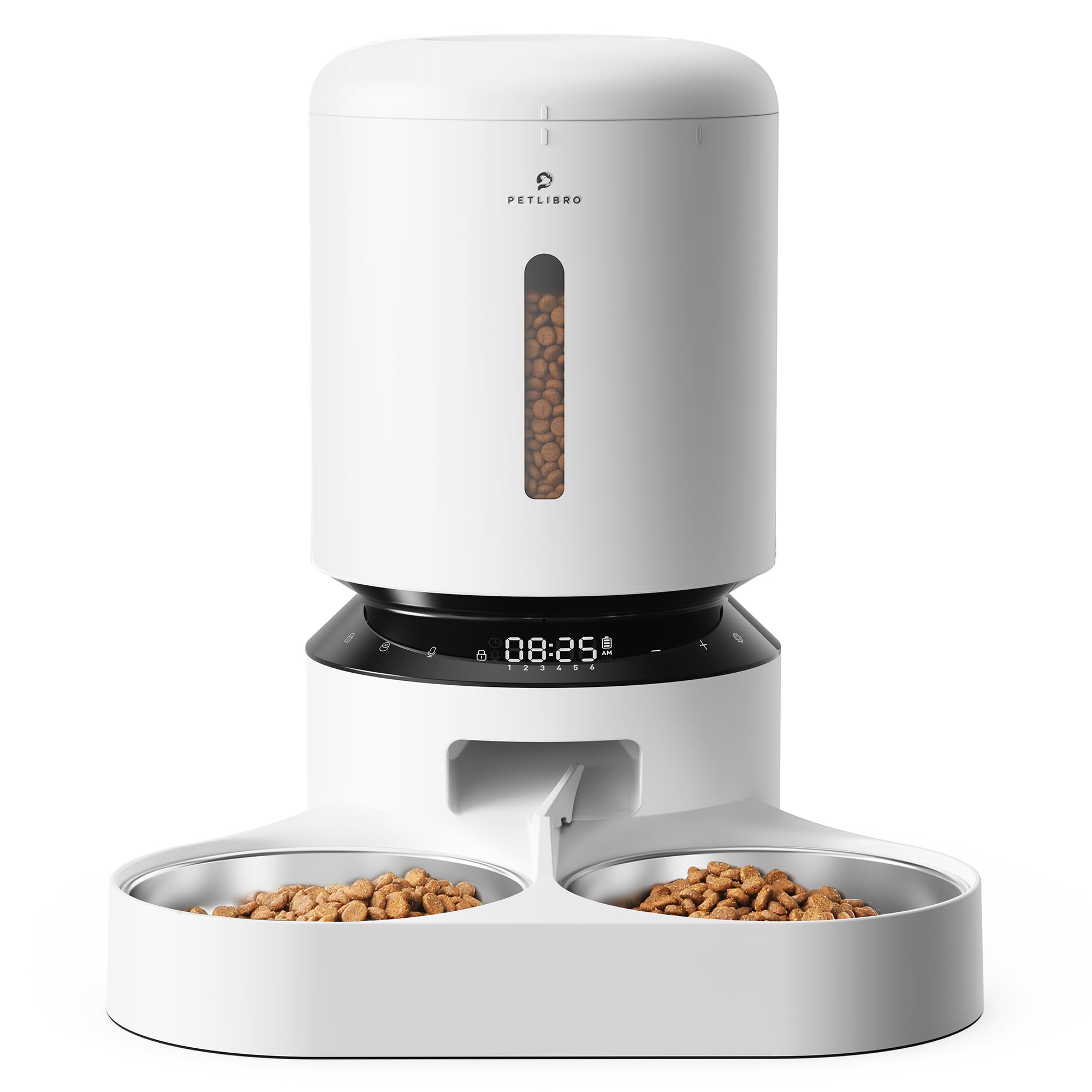 Amazon | PETLIBRO 自動給餌器 猫 多頭飼いに向け 5L大容量 1日6食 1食  