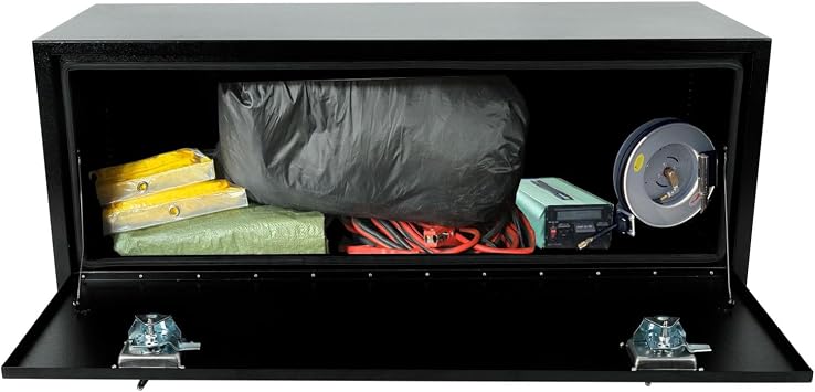 Beoneyuu 48 Inch Underbody Truck Box Steel Storage Tool Box 48x18x18 inches
