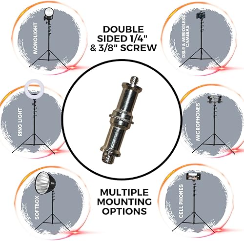 Vista 17 de Glide Gear TST 20 Sky High - Soporte de trípode para cámara de video de 20 pies de alto, construcción de aluminio ligero, secciones telescópicas