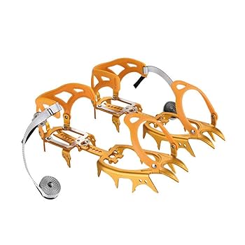 シモン　アルミアイゼン Amazon | BRS アルミニウム合金 超軽量 14歯雪山アイゼン 氷氷