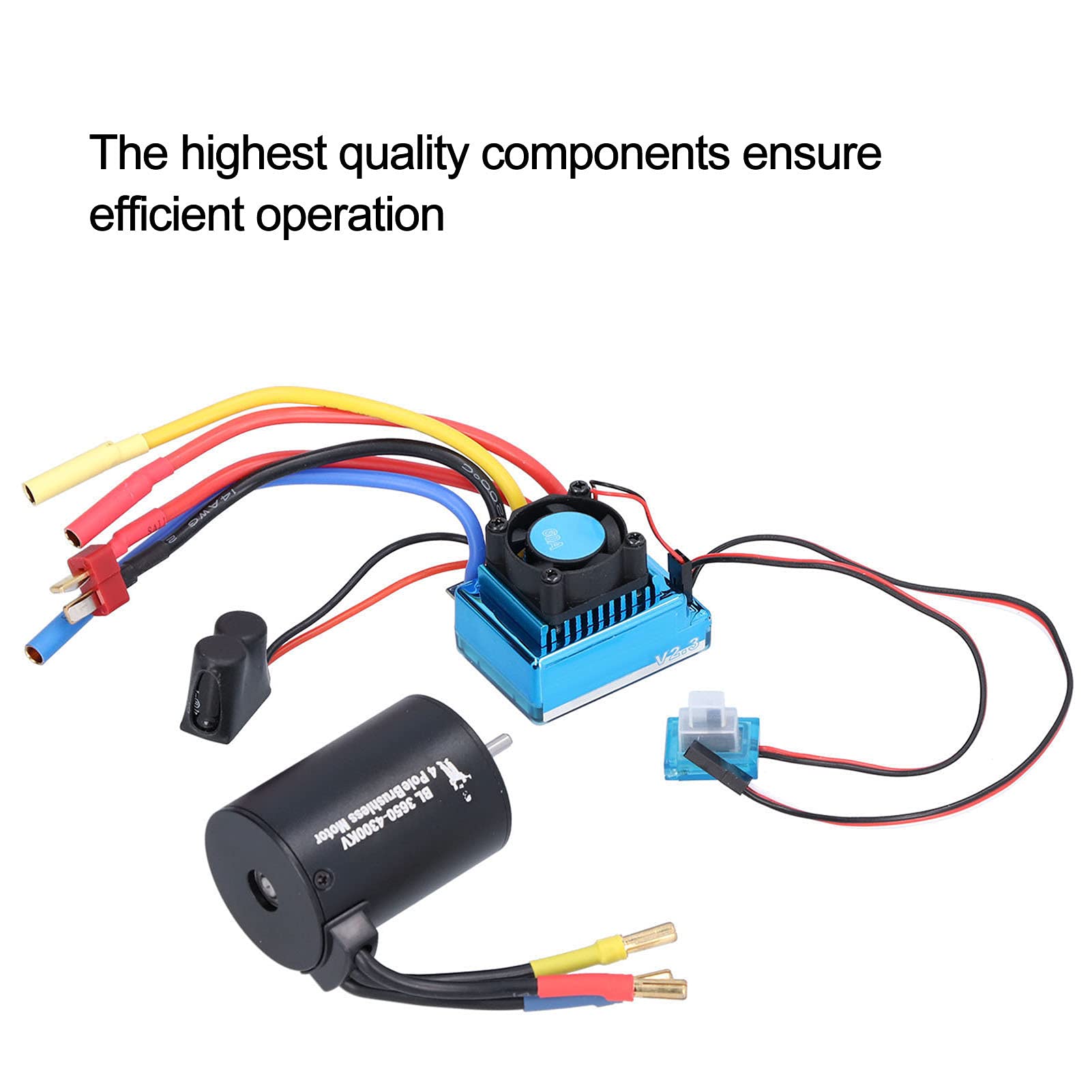 Silnik Bezszczotkowy 3650 z 60A ESC do Samochodu RC