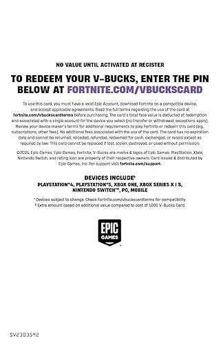 Miniatura 2 de FORTNITE Digital V-Bucks 5000 - PlayStationXboxNintendo SwitchPCMobile Digital Code