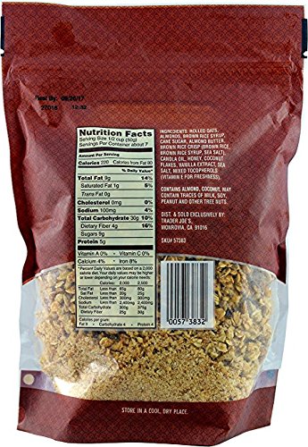 Miniatura 3 de Trader Joe's Granola de mantequilla de almendras, crujiente, 12 onzas (paquete de 2)