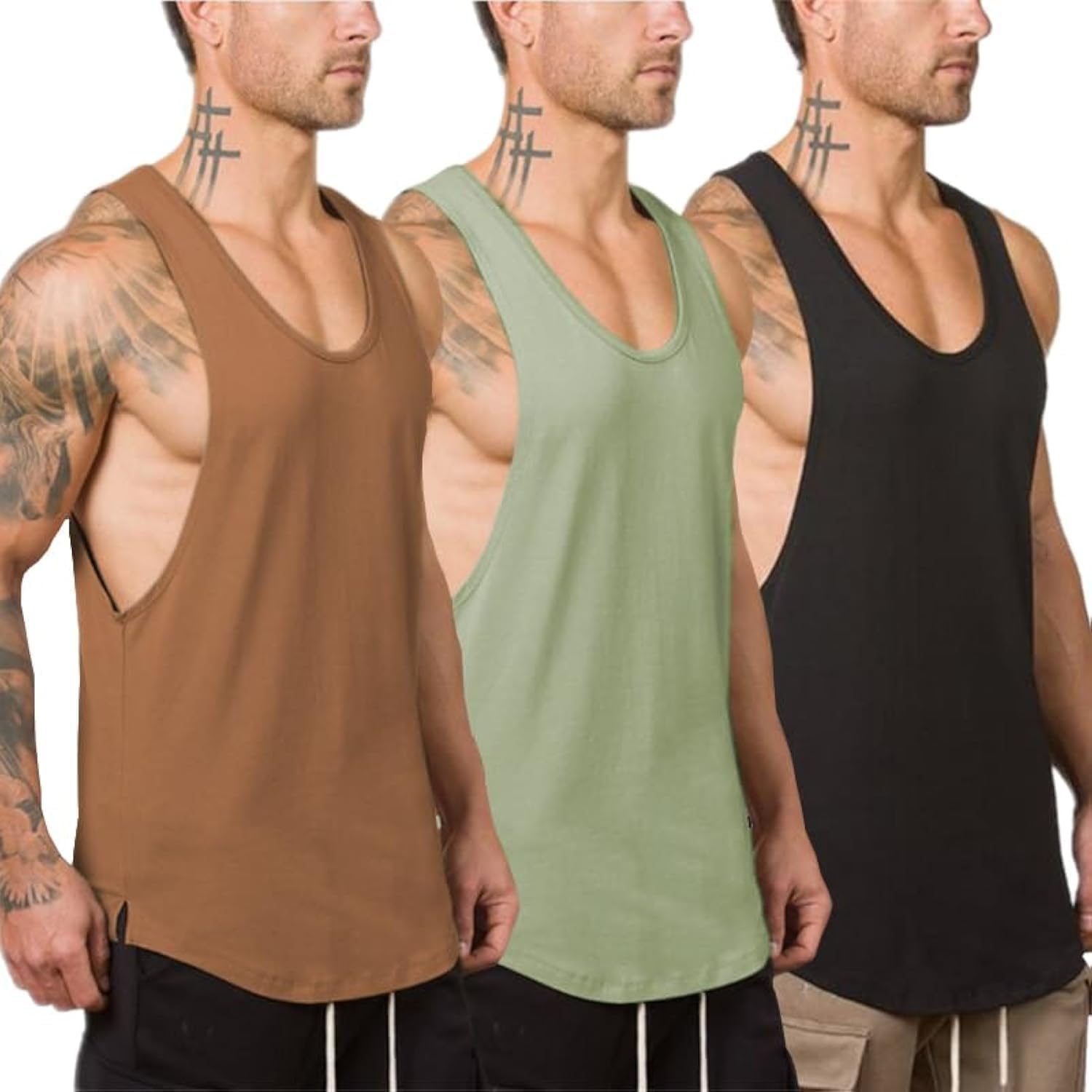 Muscle Killer Herren-Tank-Tops, Bodybuilding-Fitness-T-Shirts, 1/2/3er-Pack