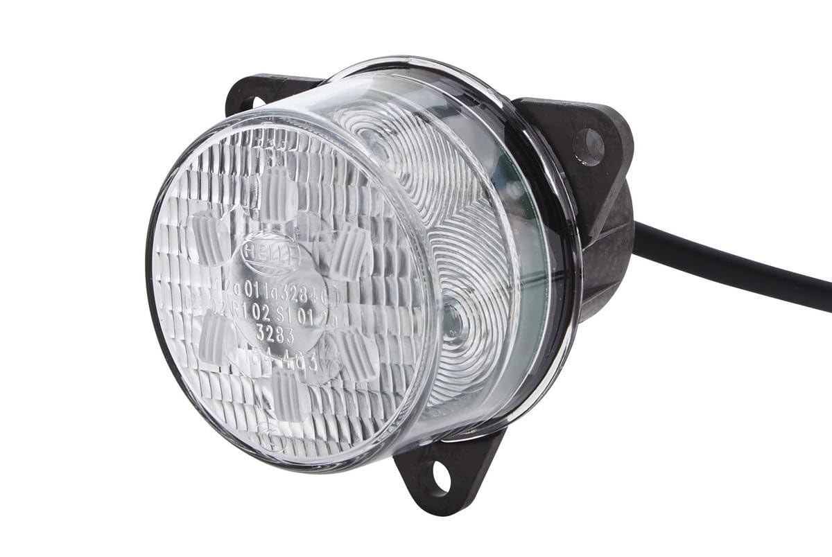 HELLA 2BA 011 172-411 Direction Indicator - LED - 24V - mounting/Bolted - Lens Colour: Crystal clear - Cable: 500mm - Plug: open cable ends - Front - Quantity: 1