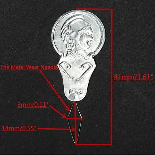Miniatura 2 de 50 unidades de enhebradores de agujas, herramientas de puntada, líder de alambre, costura fácil, enhebrador de agujas de alambre de arco para bordar