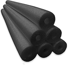 6-Pack Monster Jumbo Pool Noodles – Extra Large 55” x 3.5” Foam Tubes with 1” Center Hole – Heavy Duty Swimming, Water Aerobics, Crafts, Padding, and DIY Projects