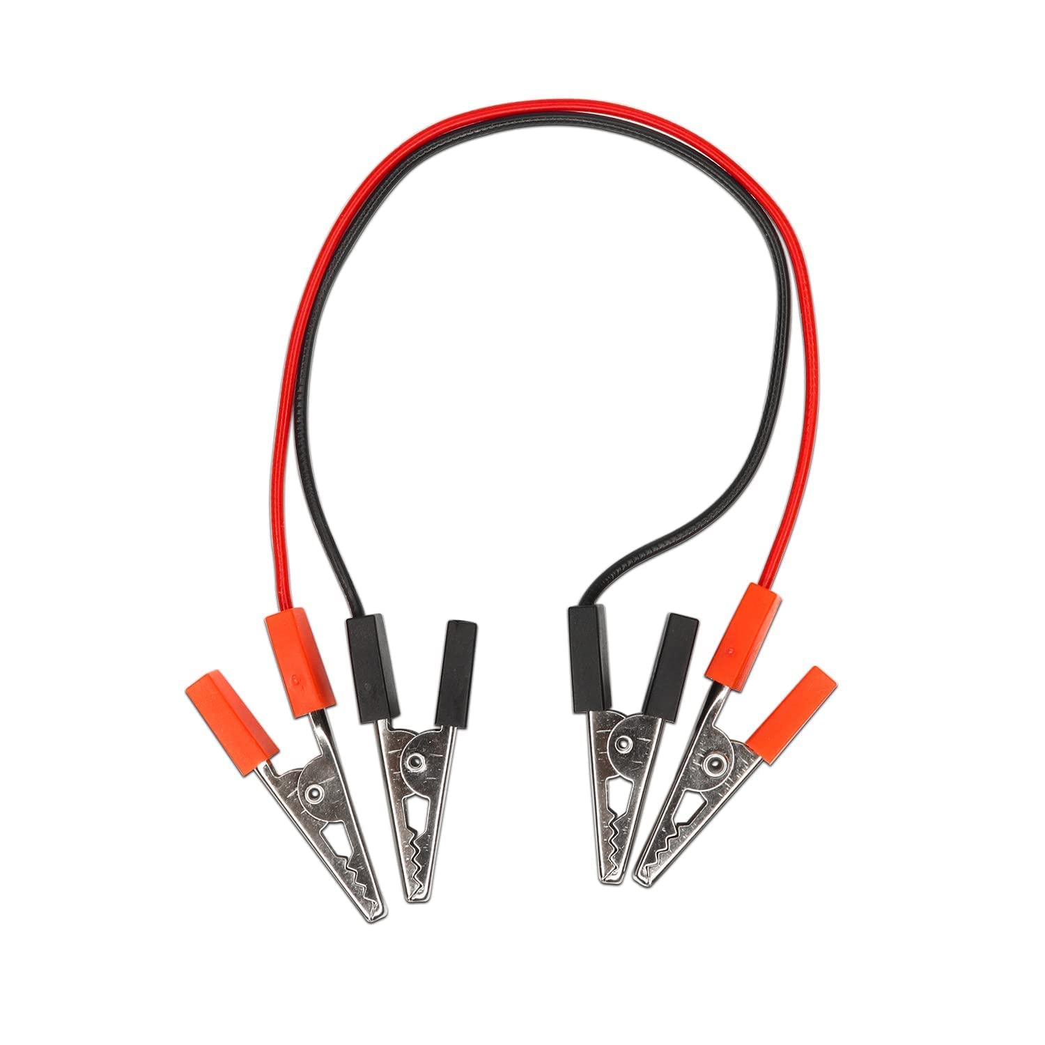 (Pair of 5) 34 mm Crocodile Clip With 6.5 Inch Connecting Leads Red/Black