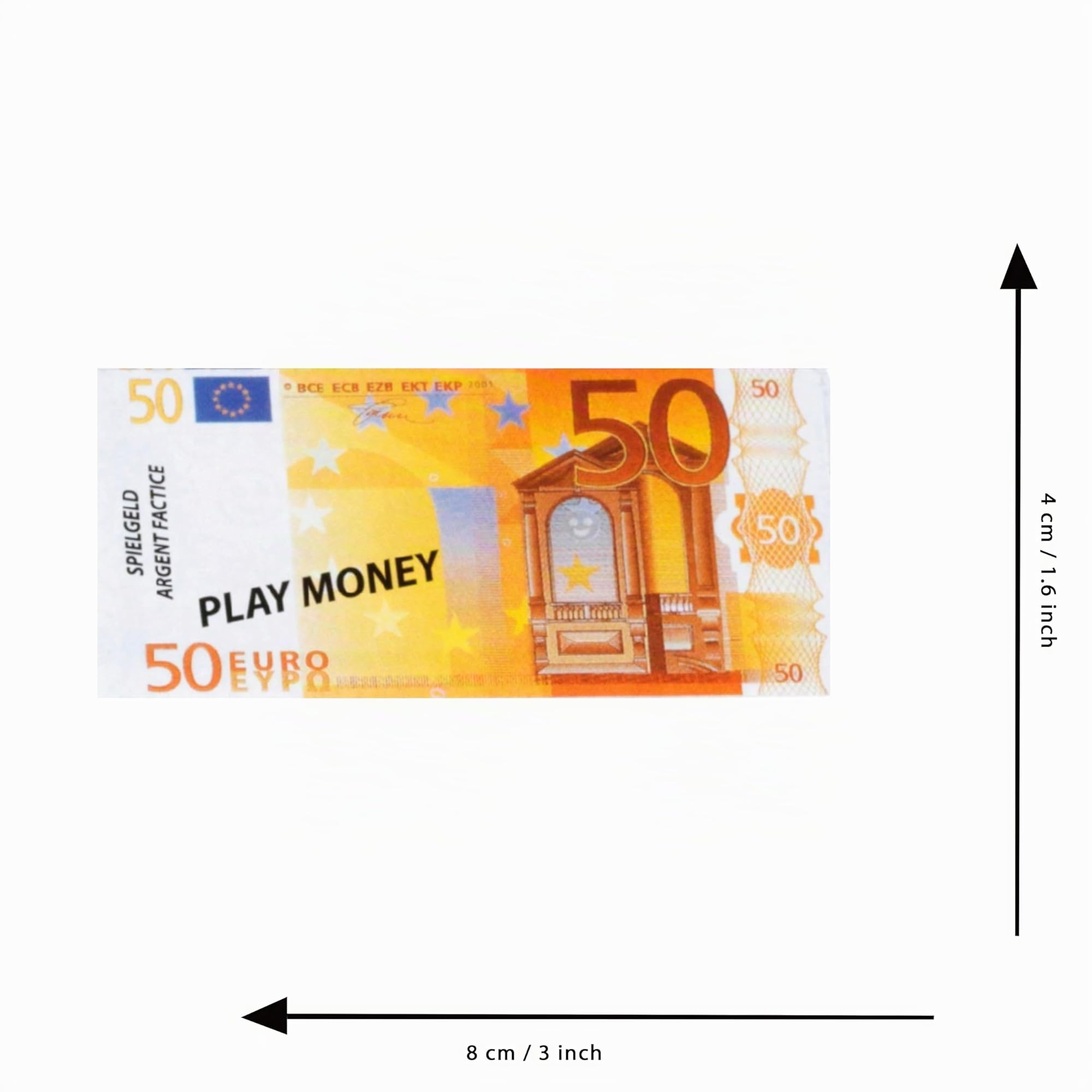 Theo Klein 9612 Euro per Giocare I 35 Banconote e 25 Monete - da Monete da 1 Centesimo Fino a Banconote da 500 Euro I Dimensioni- 20 cm x 1,5 cm x 11 cm I Giocattoli per Bambini dai 3 Anni in su