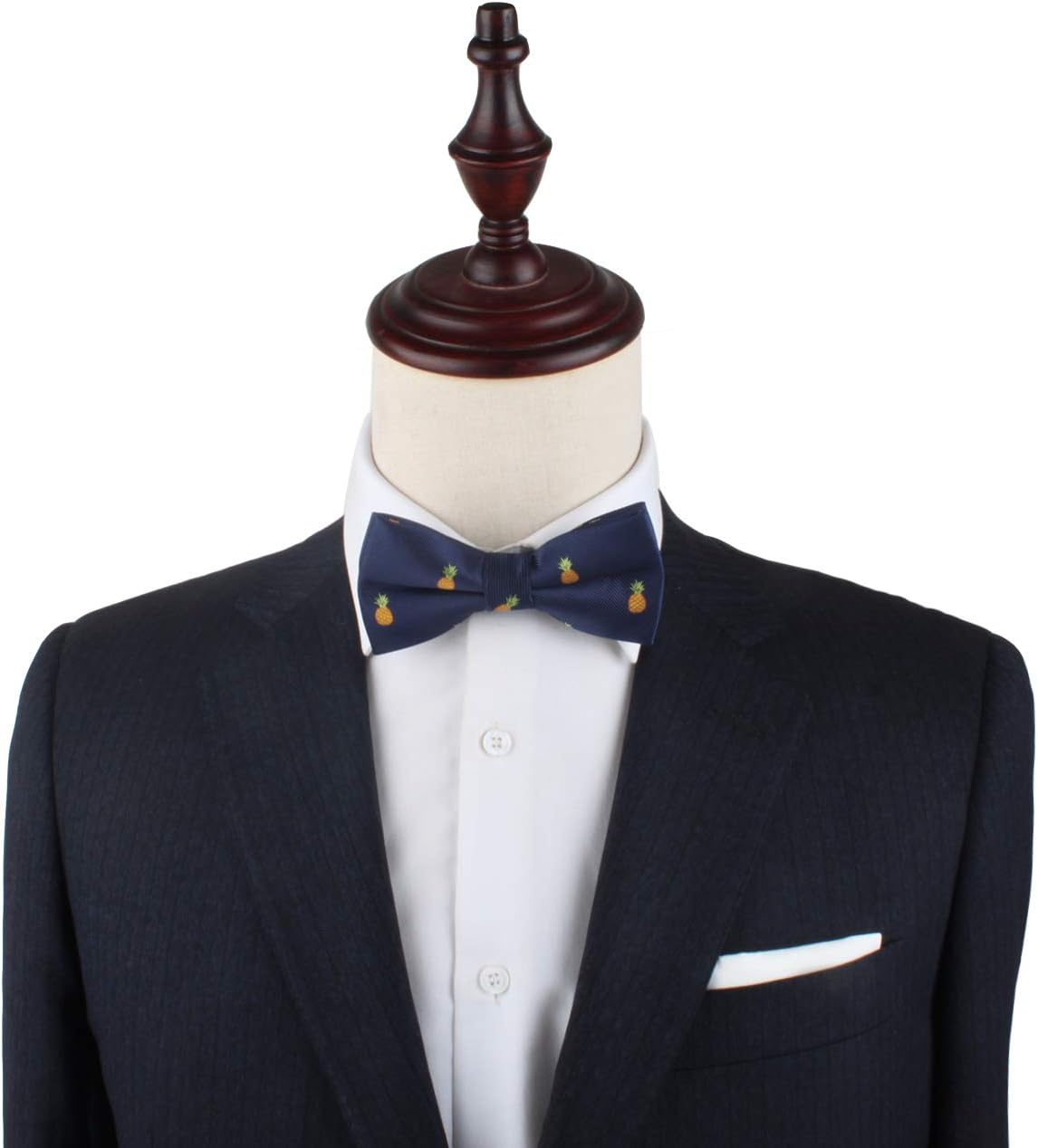 AUSCUFFLINKS Pineapple Bow Ties for Him Fruit Lover Fruits Farmer | Fun Bowtie | Novelty Work Colleague Bowtie | Bday Gift for Guys (Pineapple Bow Tie)