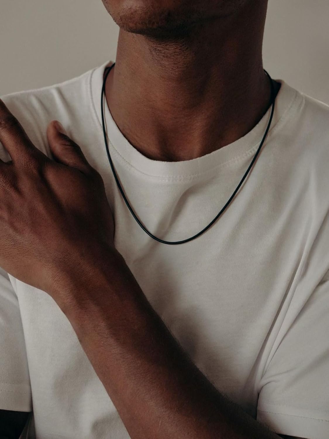 ChainsPro Round Snake Chain for Men Women Choker Layered Necklaces, 16-30inch Stainless Steel/Gold Plated/Black Hip Hop Men's Chain Necklace - Image 3