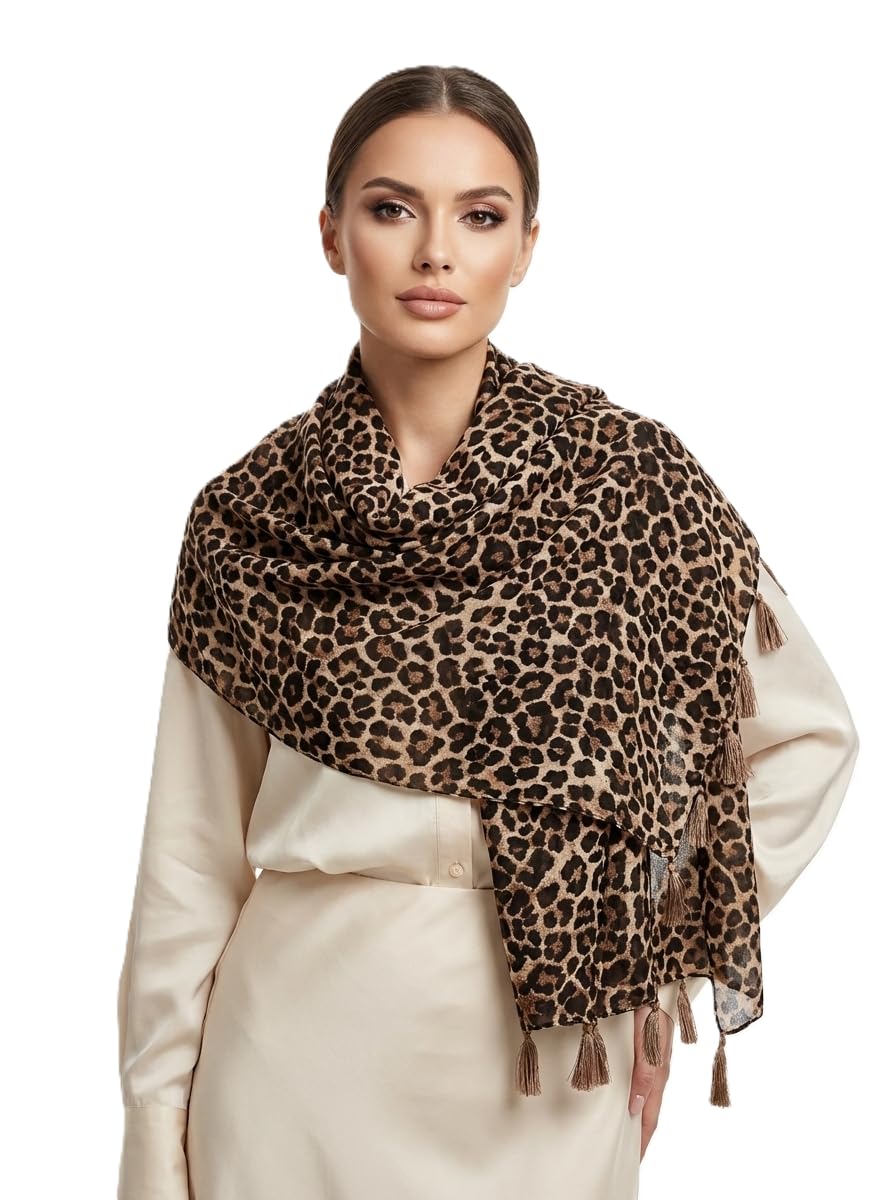 Premium Multicolor Fancy Scarf Lightweight & Comfortable for All Seasons (22x72inch)