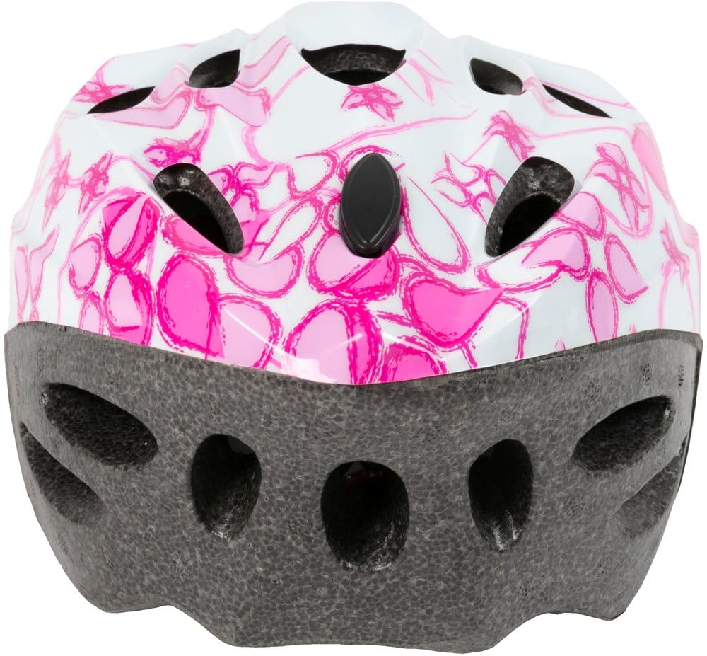 Casco bici regolabile in poliestere resistente agli urti. Forma aerodinamica e lacci regolabili. Elmetto con chiusura a clip. Prodotto conforme alla normativa europea EN 1078.