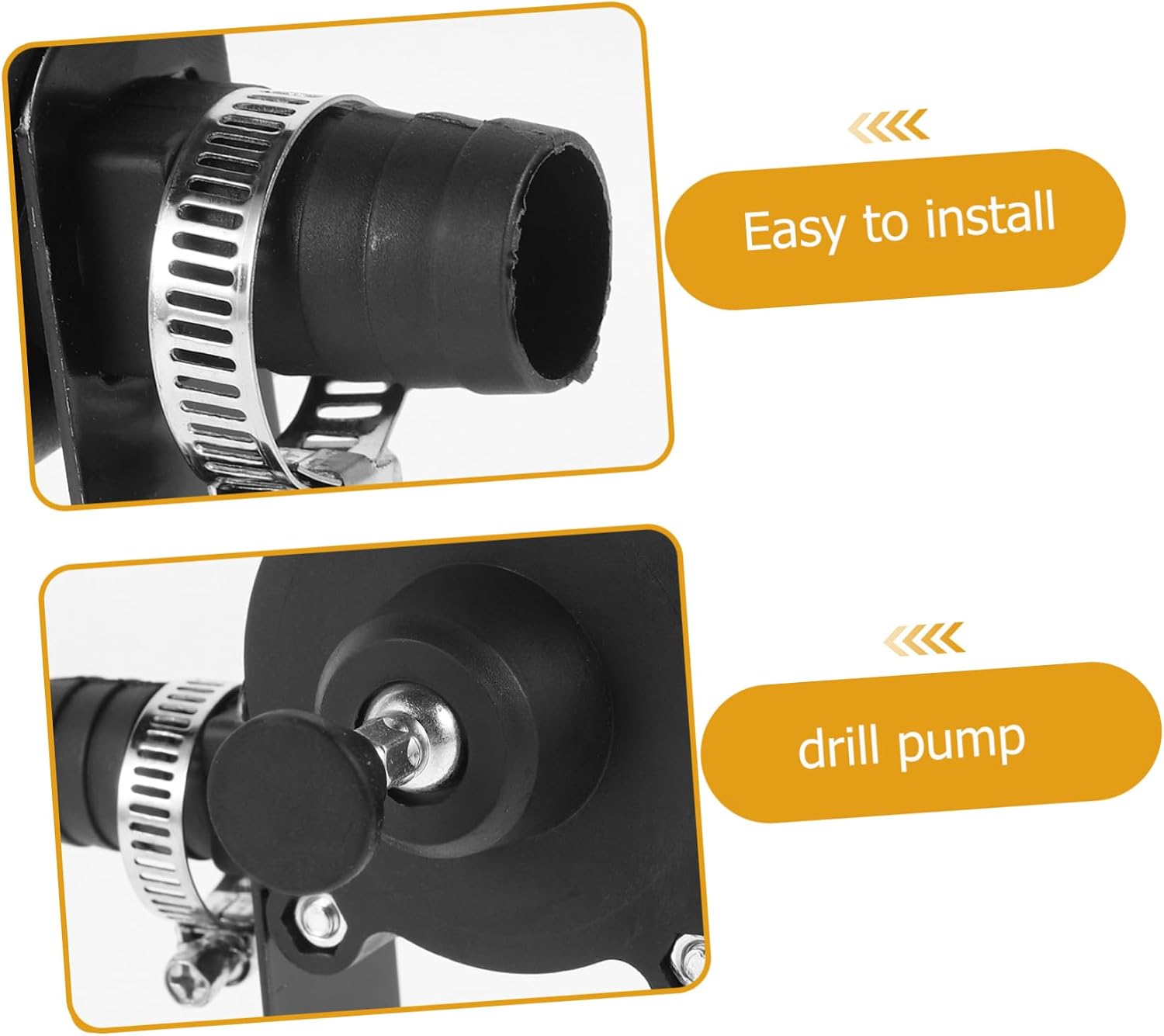 SUPVOX 1set Self-priming Electric Drill Pump for Fluid Transfer Lightweight and Portable Water Pump for Home Use Efficient Hand Drill Compatible Pumping