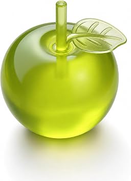 Apple Squeeze, Green Apple Squeeze, Cute Fruit Design with Details, Fun Collectible Item for Desk Decor and Playtime