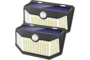 HMCITY Solar Lights Outdoor 120 LED: Brighten Your Outdoors with Unrivaled Illumination