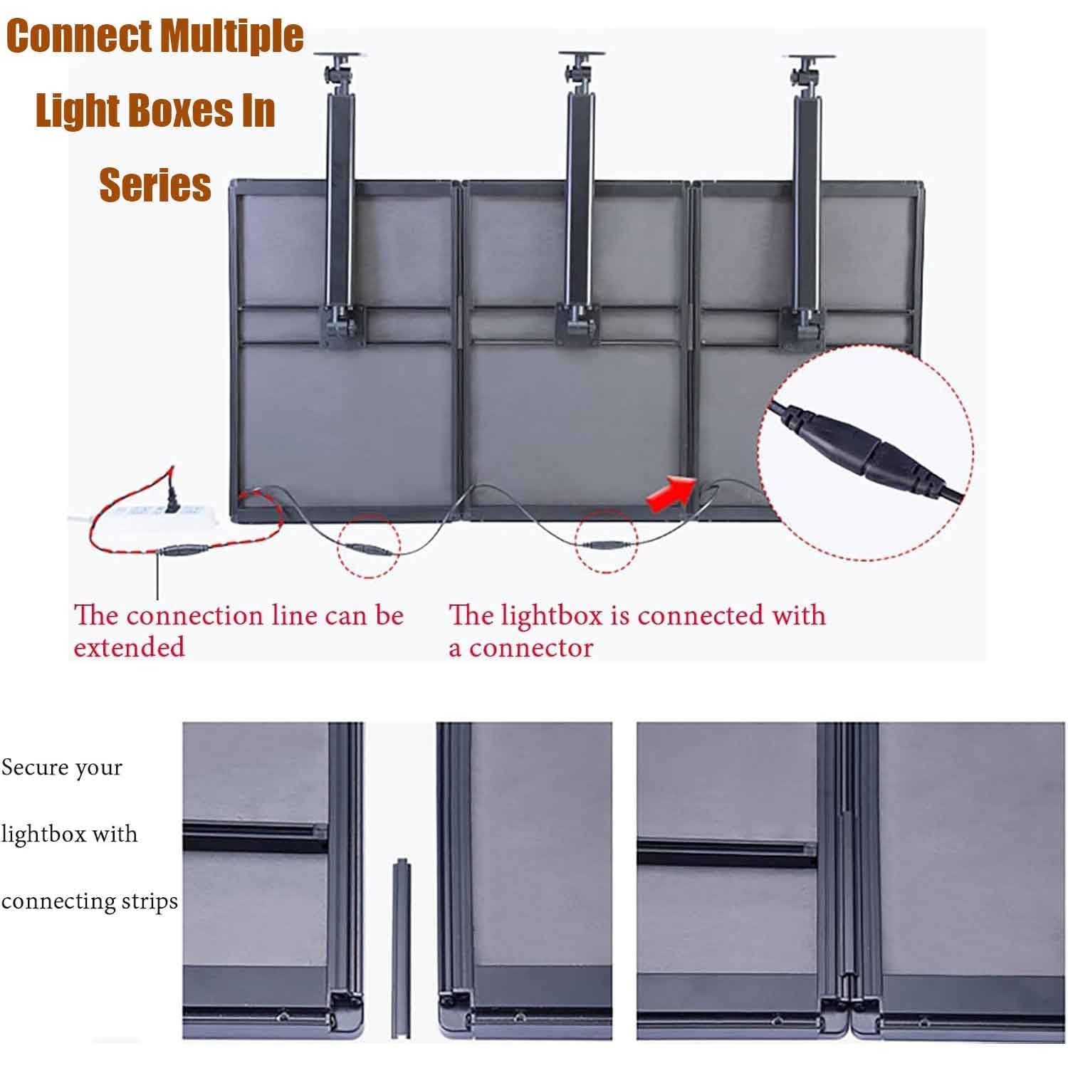 Caja de luz LED, tablero de menú retroiluminado montado en la pared, pantalla de visualización iluminada para restaurantes, tiendas, cafeterías
