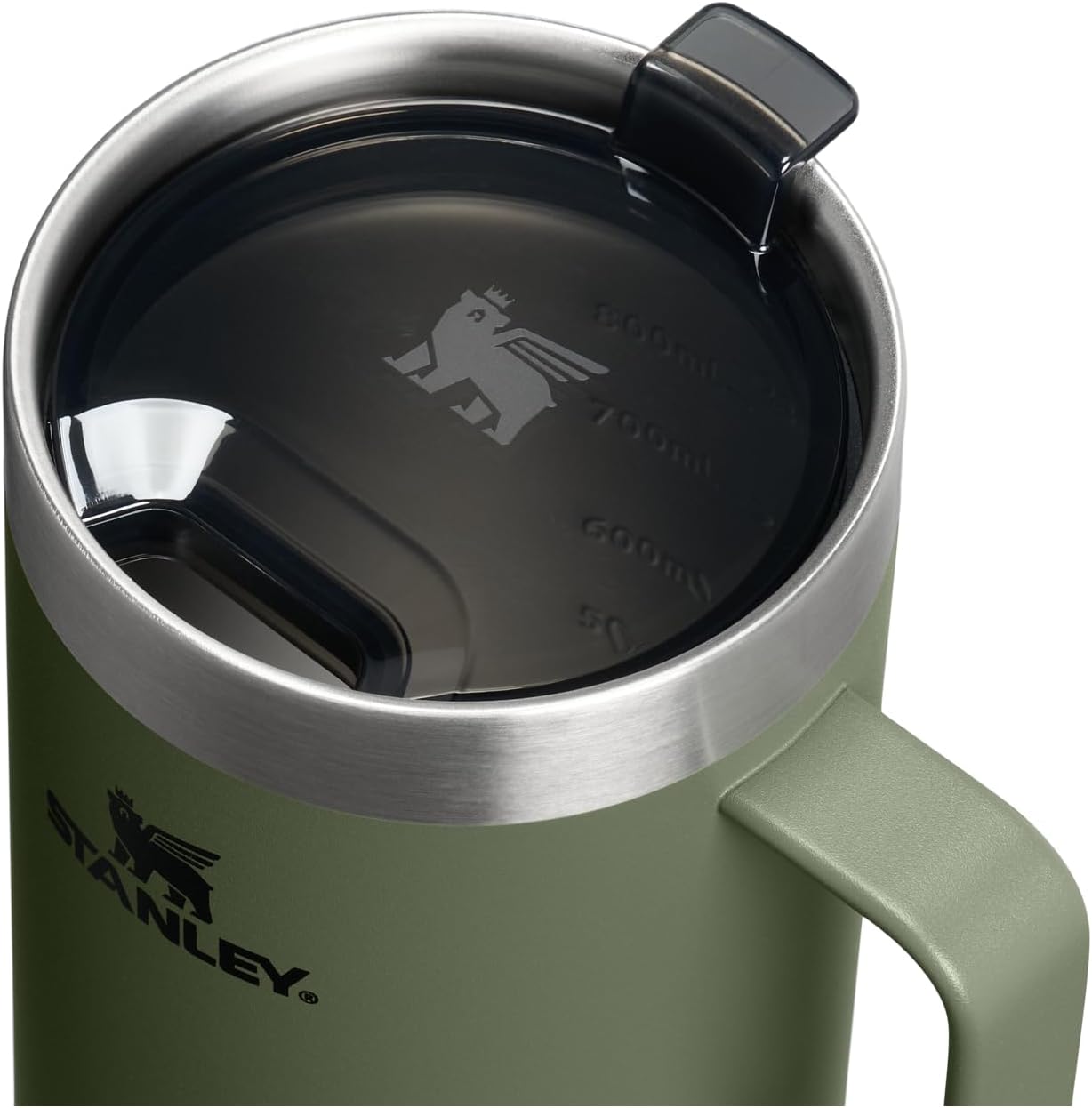 STANLEY The Everyday Suburban Mug | 16 oz | Drink Through Lid | Cup for Coffee, Tea and Drinks | Insulated Stainless Steel Coffee Mug | BPA-Free | Dried Pine