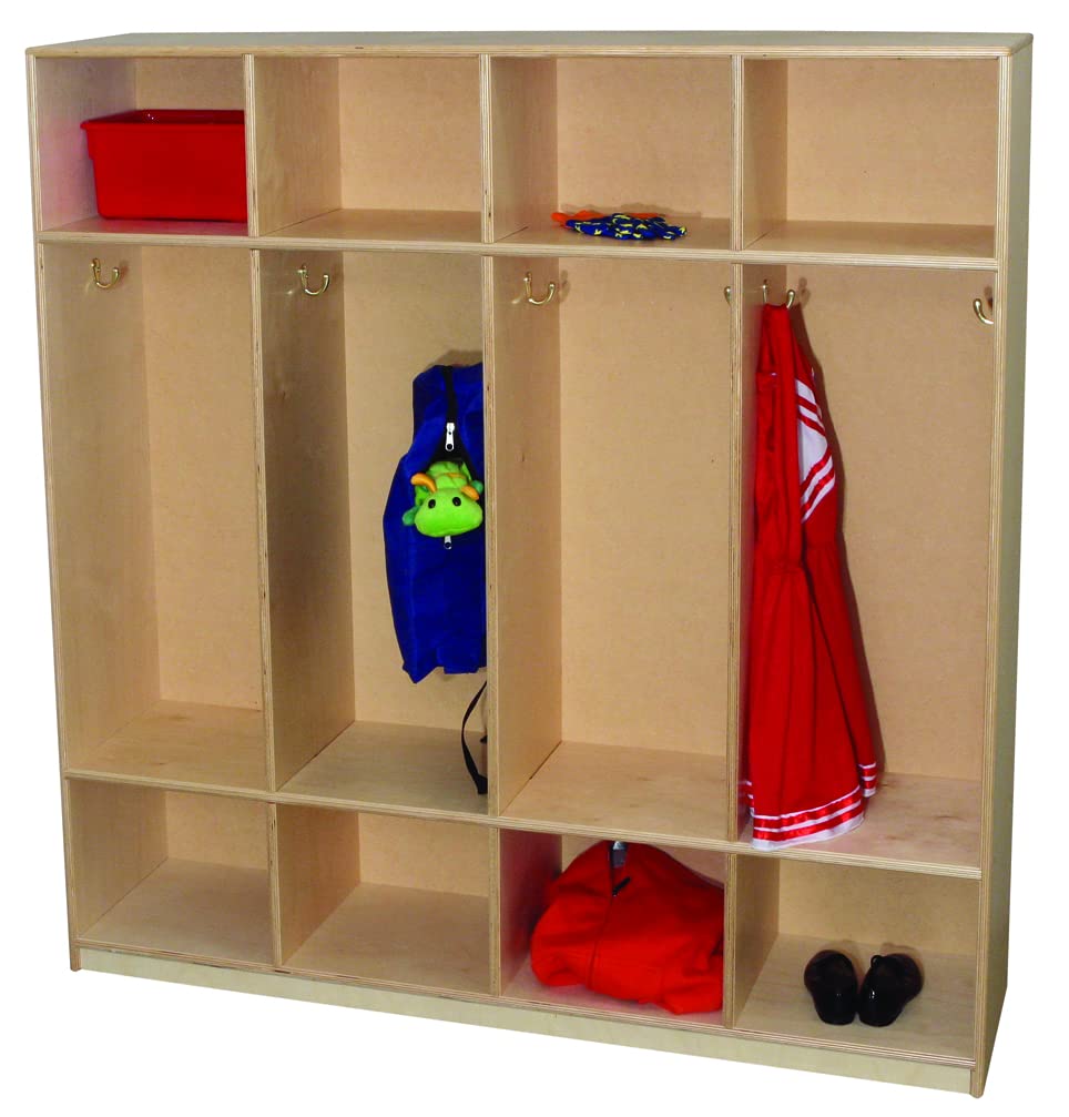 Wood Designs 4 Section Locker, Model Number: AAWD15000