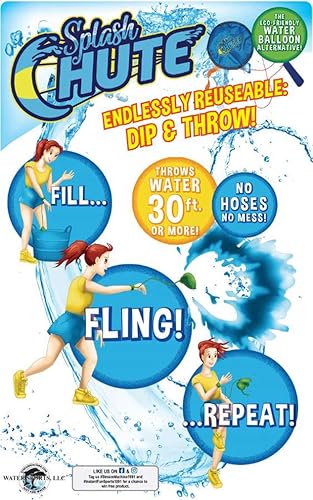 Miniatura 4 de Water Sports Splash Chutes - Alternativa para lanzador de globos de agua respetuosa con el medio ambiente, juguetes para niños al aire libre