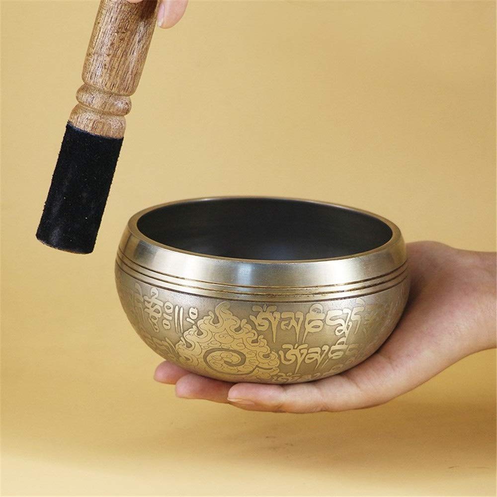 Amazon.co.jp: チベットのシンギングボウルセット ネパールの手は 