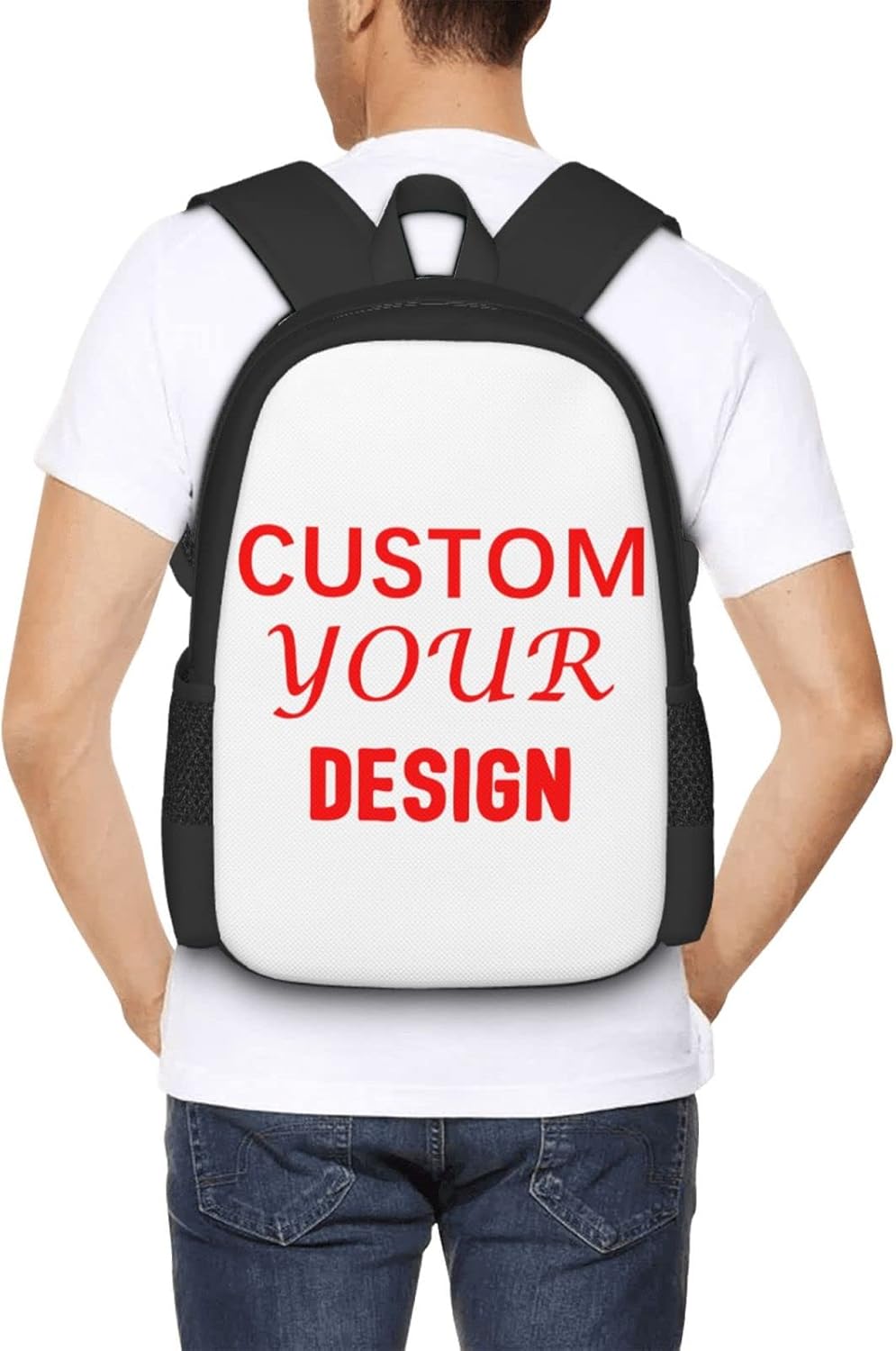 Custom Backpack Personalized Backpack Large Capacity Shoulder Add Your Own Name Travel Backpack - Image 6