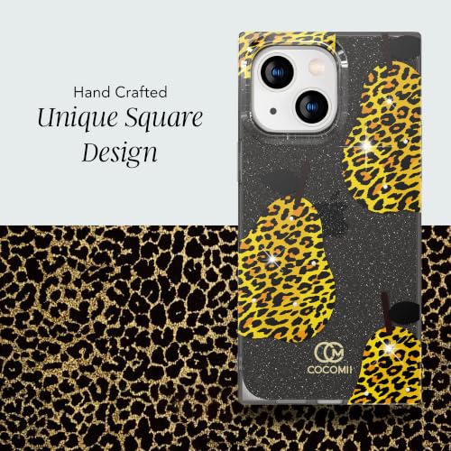 Image of COCOMII Rectangle for iPhone 15 Plus /14 Plus Case, Leopard Pear