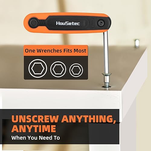 Miniatura 7 de Allen - Juego de llaves Allen  Juego de llaves hexagonales métricas y estándar SAE plegables Allen  2 unidades portátiles pequeñas Allen juegos de