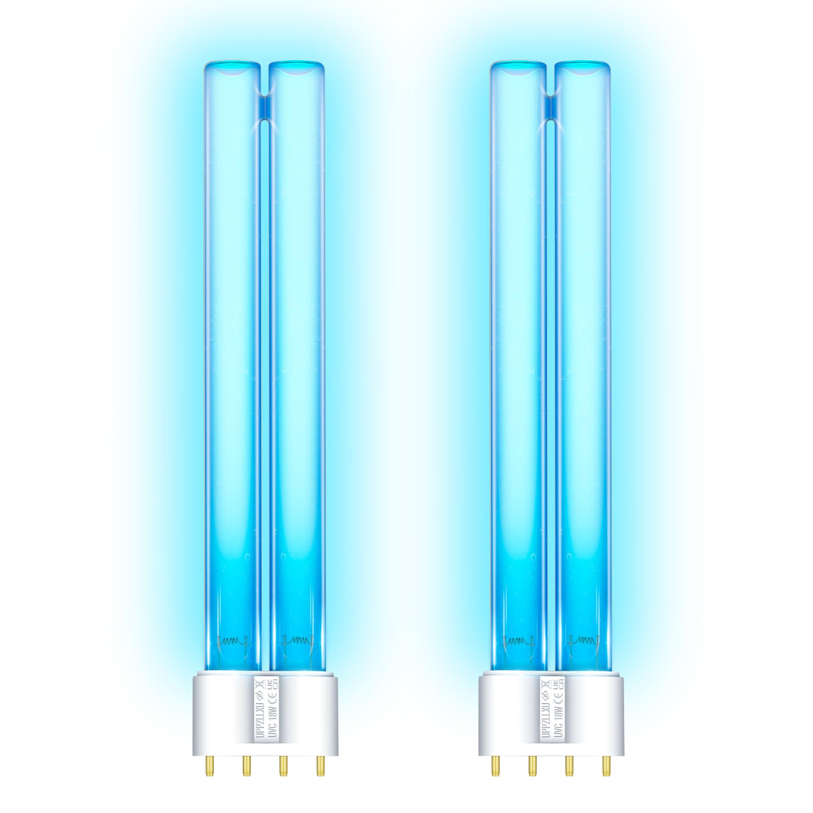 UPPZLLXU UVC Ersatzlampe für Teichklärer, UVC-Filter, Bekämpft Effektiv Bakterien, Algen in Aquarium, Teich