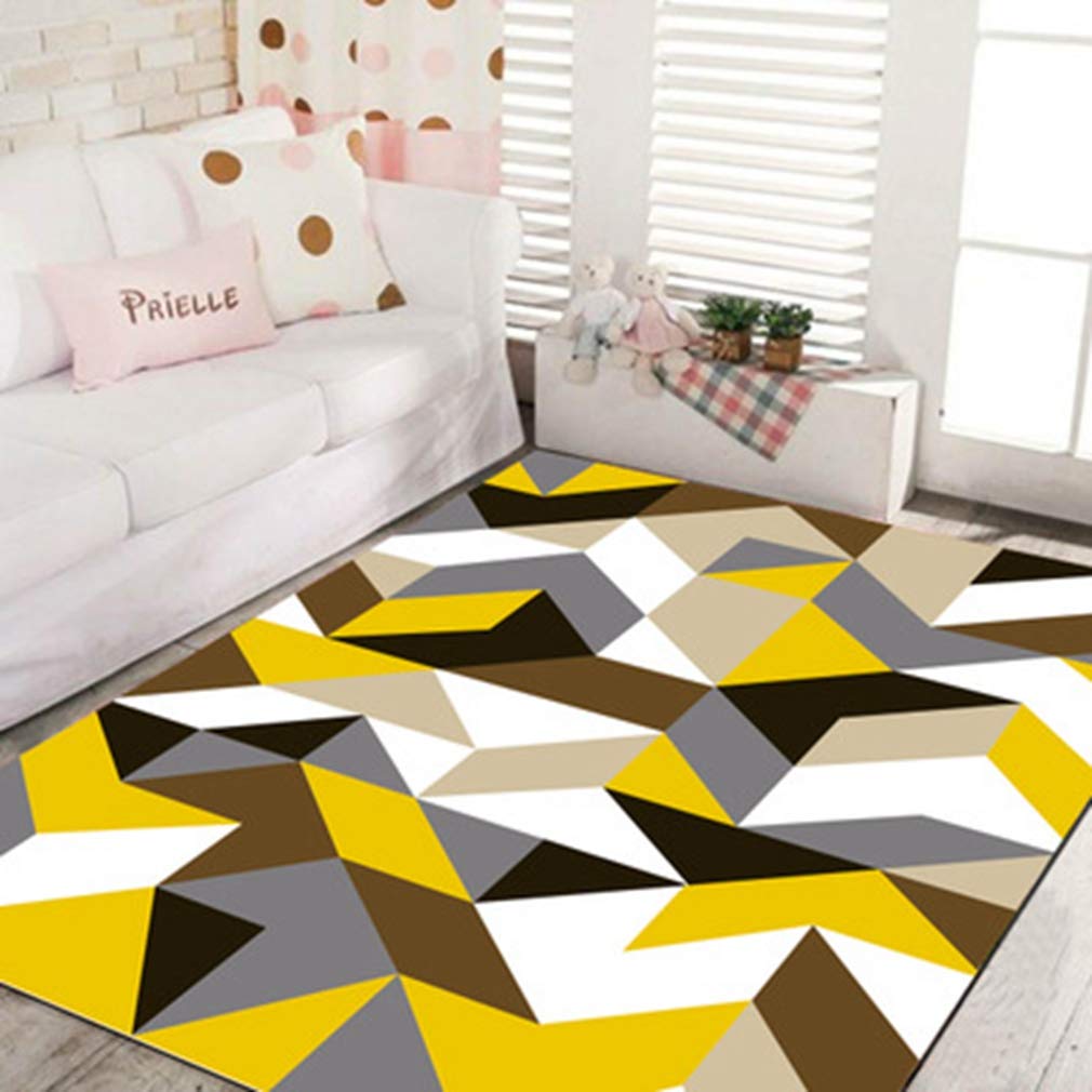 Buy MOXIC Soft Geometric Living Room Area Rugs Rectangular Children Crawling Bedroom Rug Fleece Anti-Slip Fleece Carpets Modern Home Decor Mats Indoor Outdoor Runners Nursery 2' X 8' ā BookShops.in