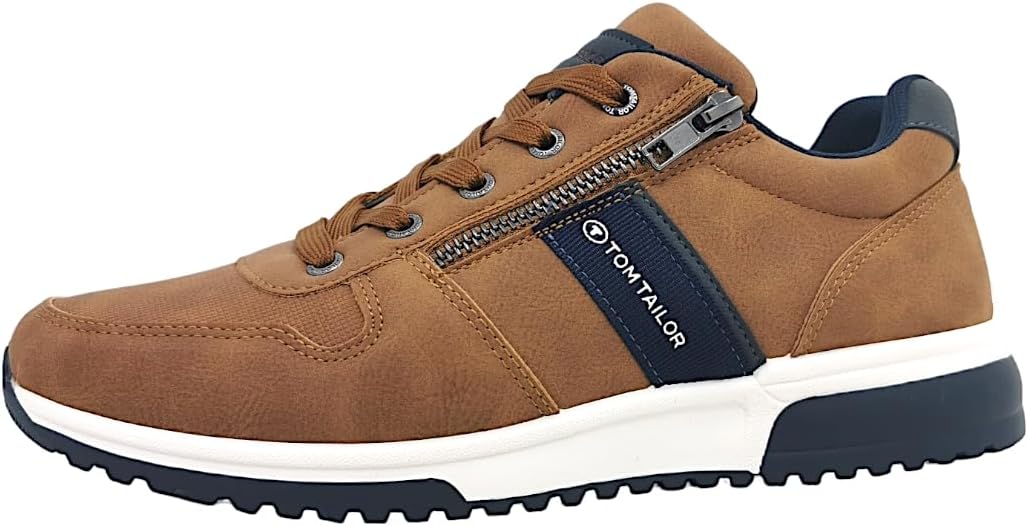 TOM TAILOR LOW - Sneaker Low - Cognac/braun