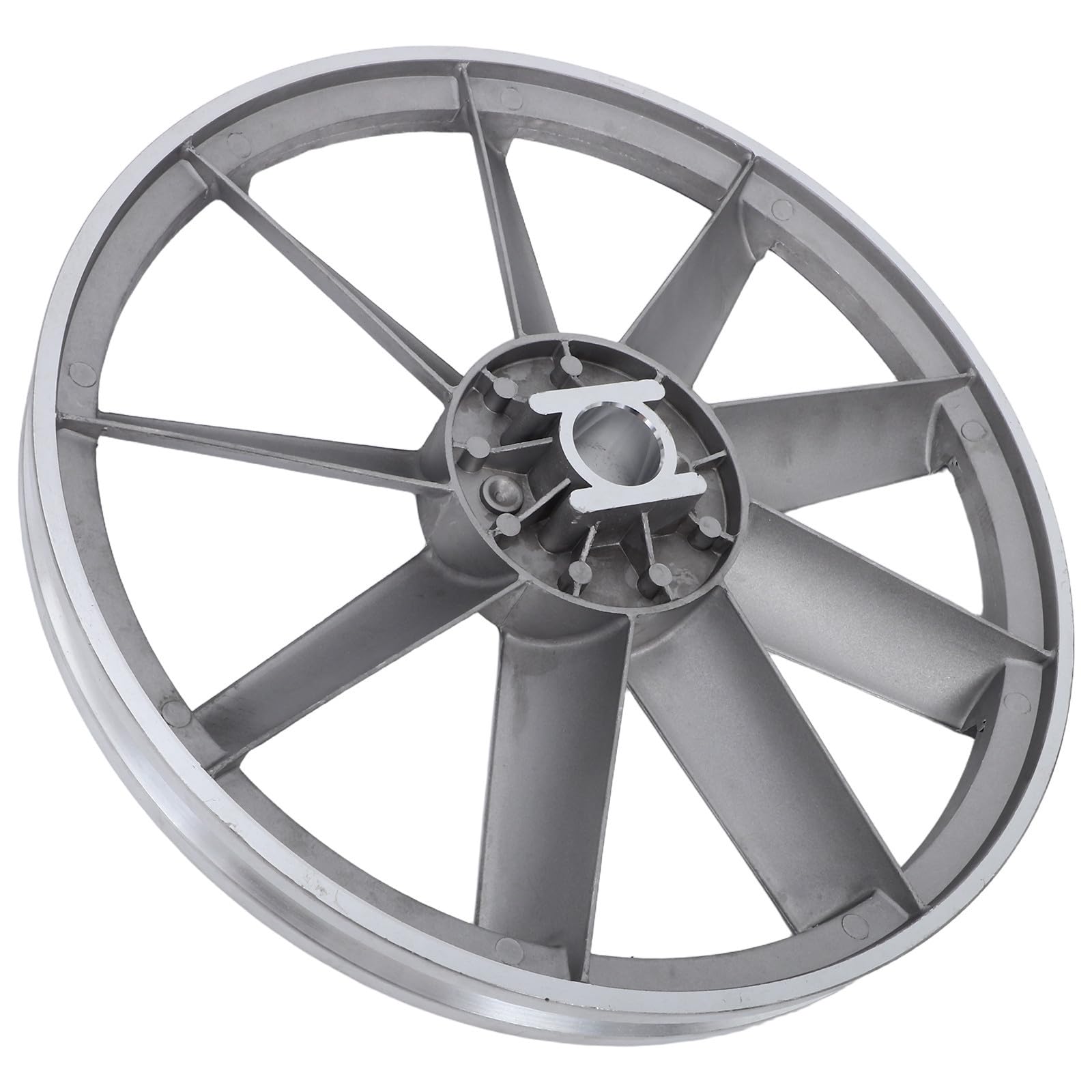 Puleggia della Pompa Aria in Alluminio per Compressore, Ruota Cinghia Resistente Design per Riduzione Rumore, Facile Manutenzione e Installazione