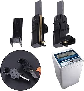 Per Spazzole Di Carbone Superiori E Inferiori Per Lavatrice A Tamburo - Foto 2