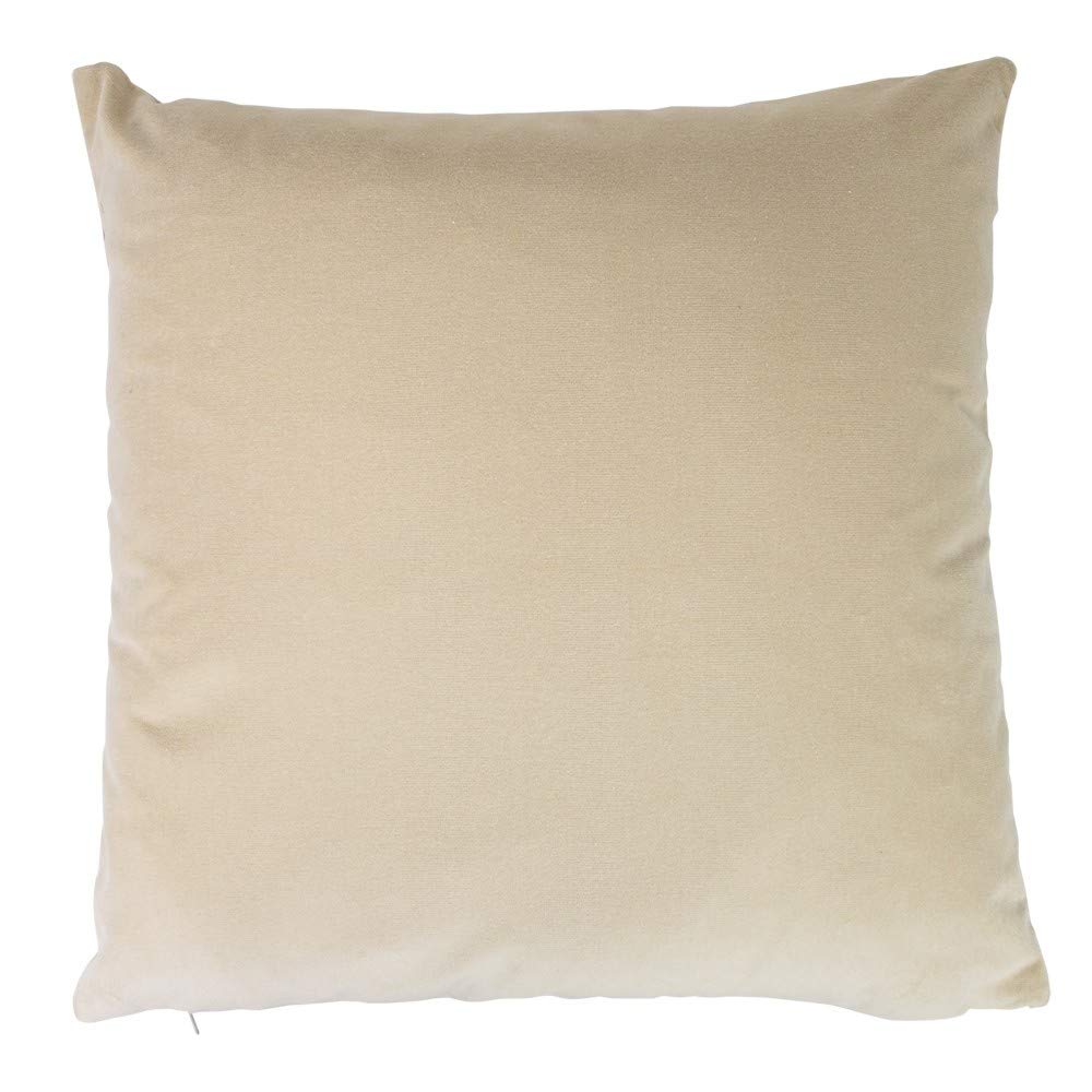 Mars & More Gobelin Kissen Fuchs Blumen grau Dekokissen Couchkissen 45x45cm Zierkissen