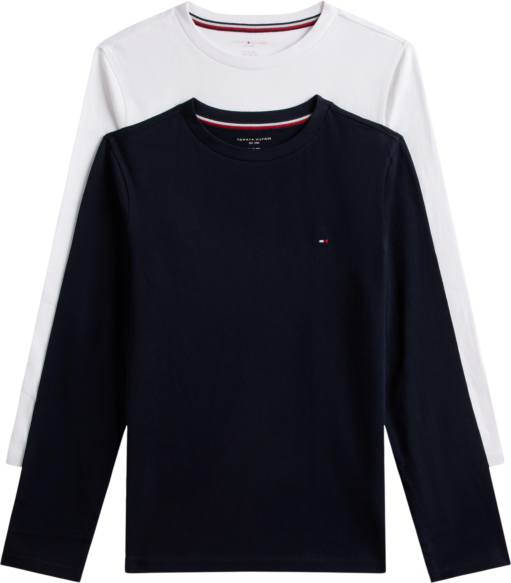 Tommy Hilfiger Maglietta Maniche Lunghe Bambino Confezione da 2 Cotone