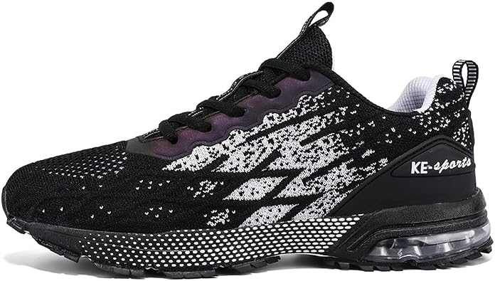 Unisex Men's Women's Air Running Shoes Trainers Mesh Breathable Sneakers for Multi Sport Athletic Jogging Fitness Walking Shoes