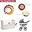 Mini Tudou Baby Musical Mobile Crib Toys with Projector and Light, Timing Function, Remote Control Baby Cot Mobile with Take Along Music Box and Rattles, Present for Newborn Babies Boys Girls