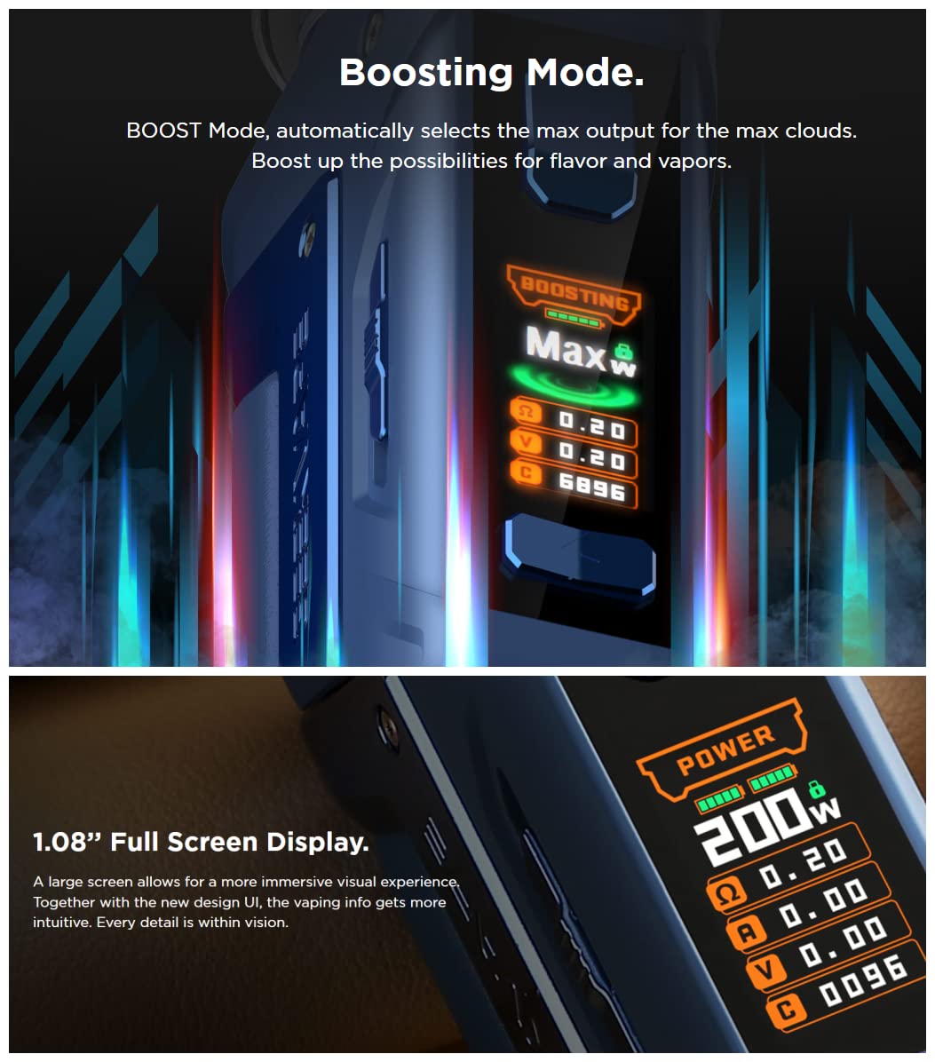 GEEKVAPE L200 Classic Kit - GEEKVAPE L200 Aegis Legend 2 Classic Box Mod  200W Vape Fit 6ML Z MAX Tank M Coil Vaporizzatore E-sigaretta : Amazon.it:  Elettronica