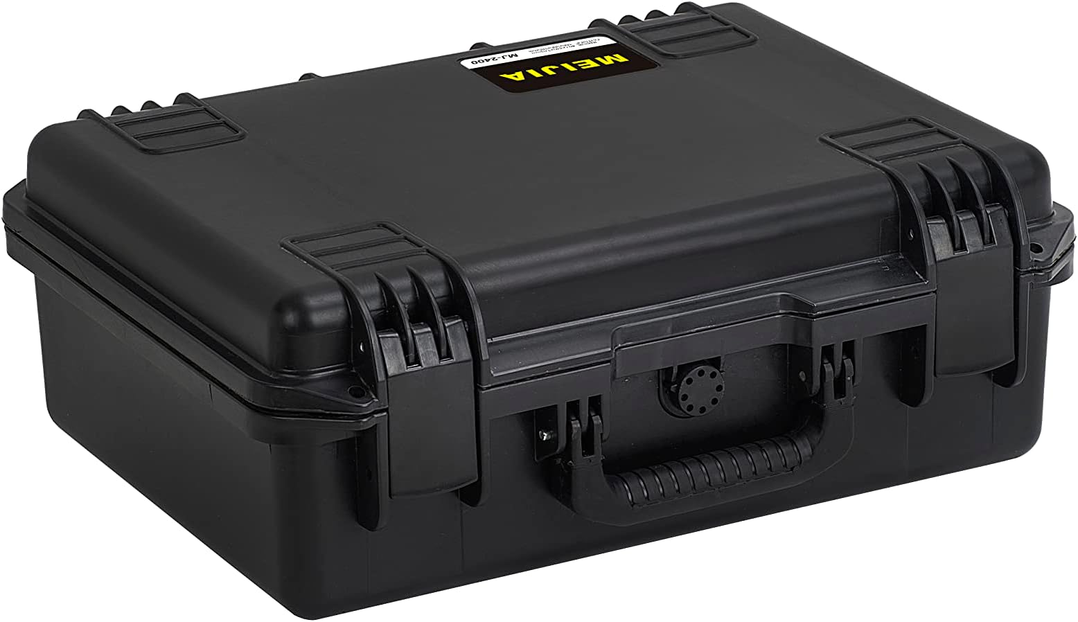 - Premium Waterproof Hard Compact Camera Case with customizable fit foam,Full Protection with Light&Convenient Design,19.3"x15.25"x7.3".,Elegant Black