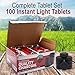 200 Charcoal Tablets for Incense – Quick Light Charcoal Tablets – Charcoal Disk Lights – 33 mm Resin Burner Rolls – Charcoal Burner - Instant Fire Coal Tablet
