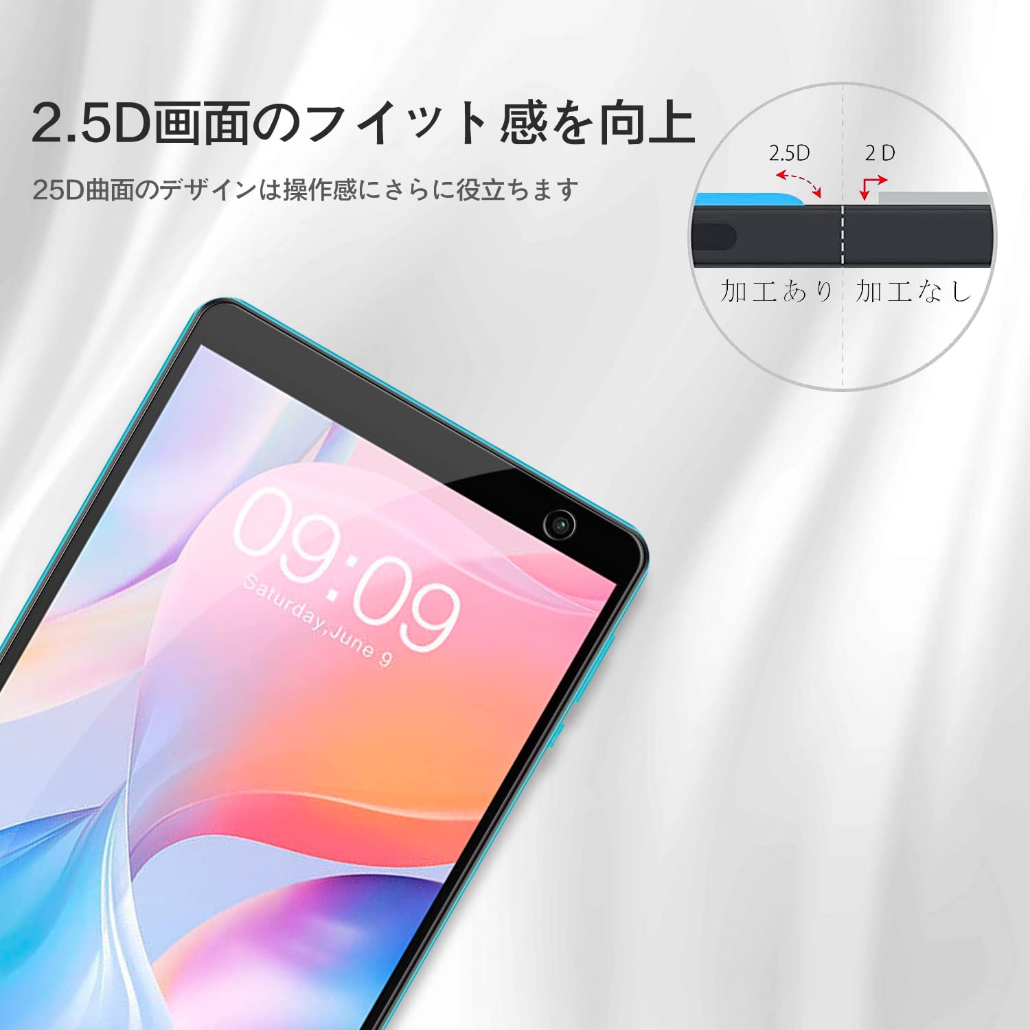 Amazon | 【2枚セット】 ALLDOCUBE iPlay50 Mini Lite 用 強化ガラス